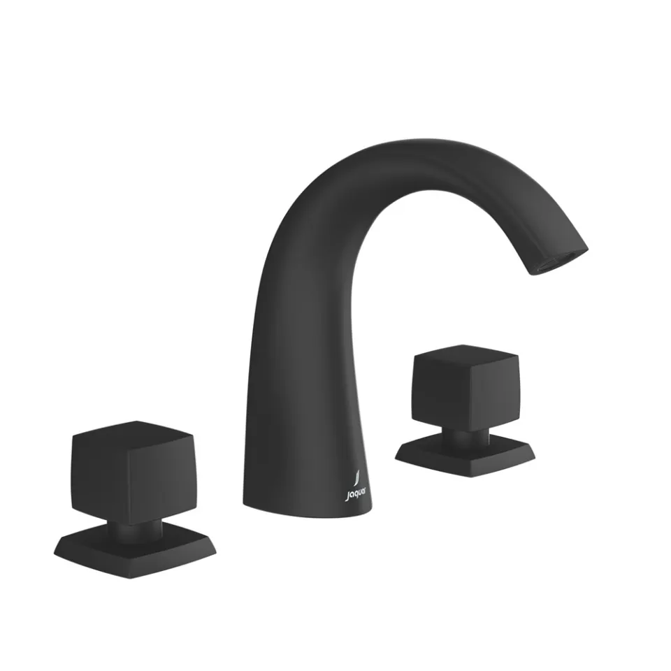 Jaquar 3-Hole Basin Mixer Arc series ARC-BLM-87189 Black Matt - image 1
