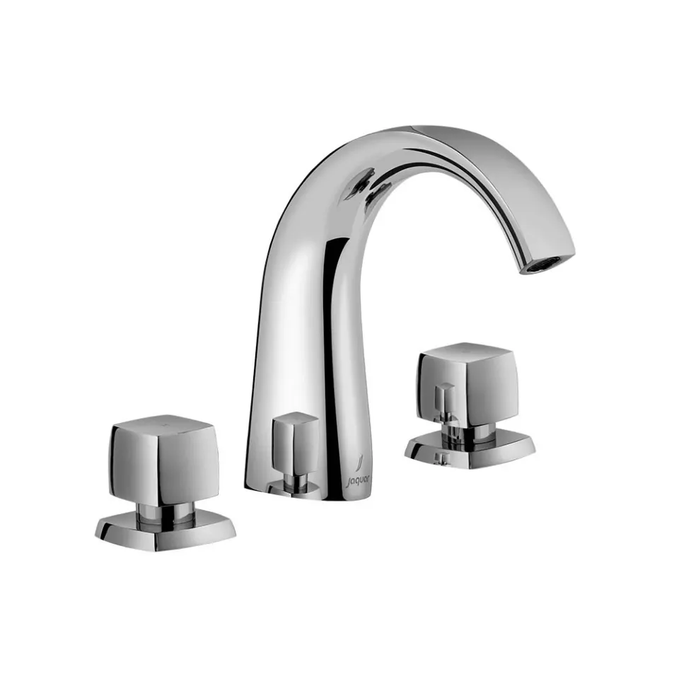 Jaquar 3-Hole Basin Mixer Arc series ARC-CHR-87189 Chrome - image 1