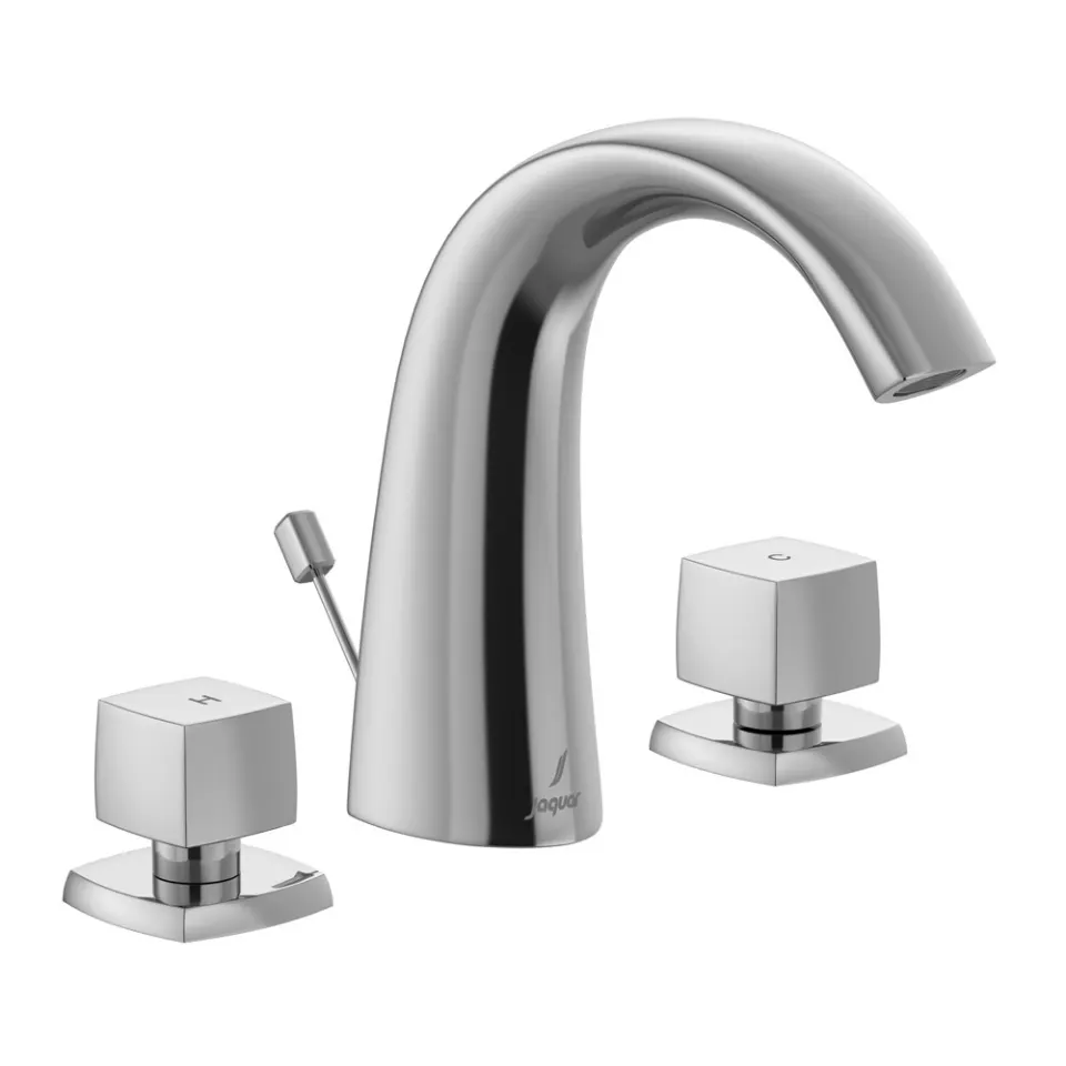 Jaquar 3-Hole Basin Mixer Arc series ARC-CHR-87191 Chrome - image 1