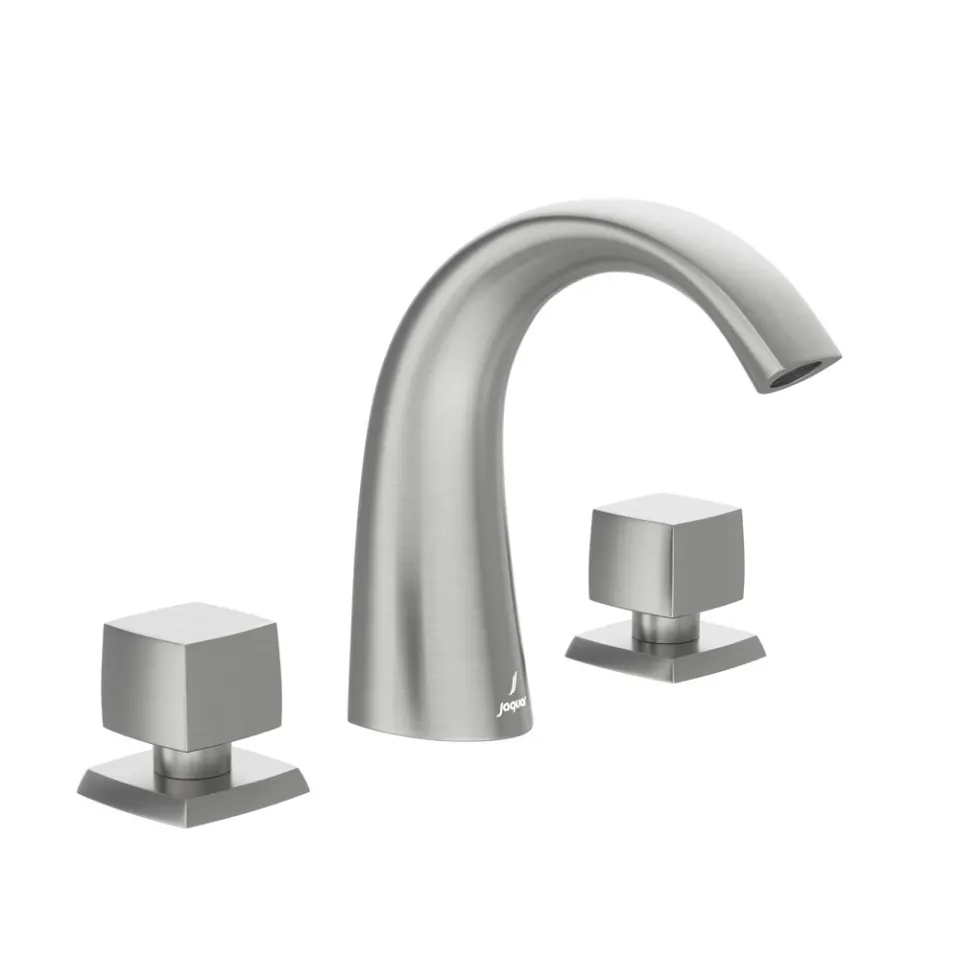 Jaquar 3-Hole Basin Mixer Arc series ARC-SSF-87189 Stainless Steel - image 1