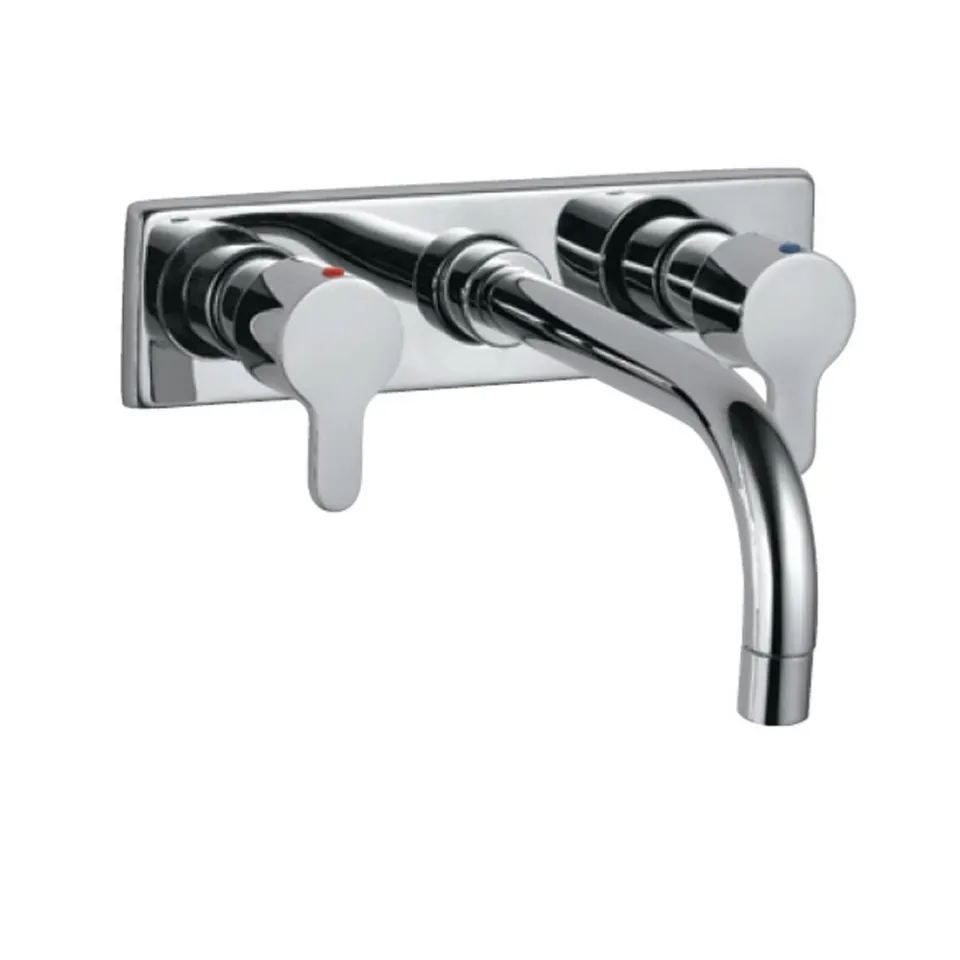 Jaquar Basin Mixer with Two Concealed Valves, Wall Mounted Fusion series FUS-CHR-29433 Chrome - image 1