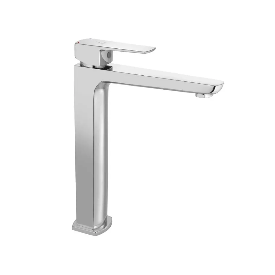Jaquar Tall Boy Basin Mixer, 155mm Extension Body, 600mm Braided Hoses Kubix Prime series KUP-CHR-35005BPM Chrome - image 1