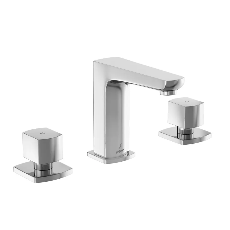 Jaquar 3-Hole Basin Mixer Kubix Prime series KUP-CHR-35189PM Chrome - image 1