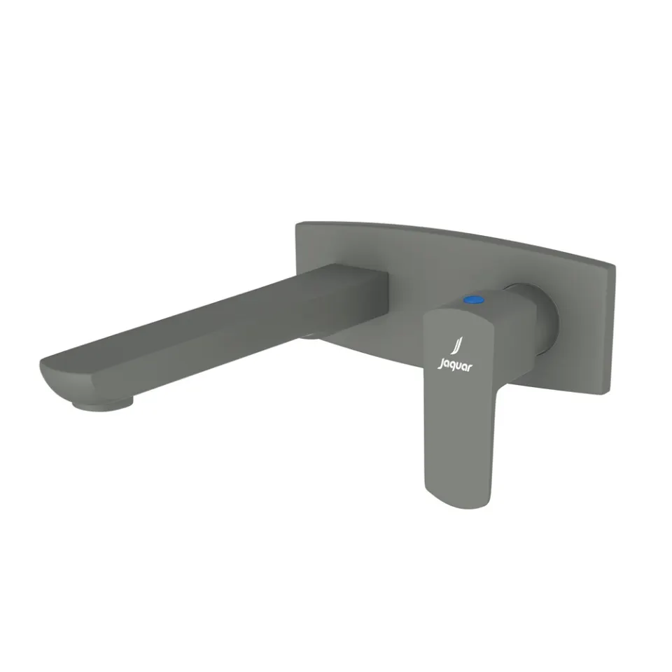 Jaquar Wall Mounted Concealed Basin Tap Exposed Parts Kit with Spout Kubix Prime series KUP-GRF-35441KPM Graphite - image 1