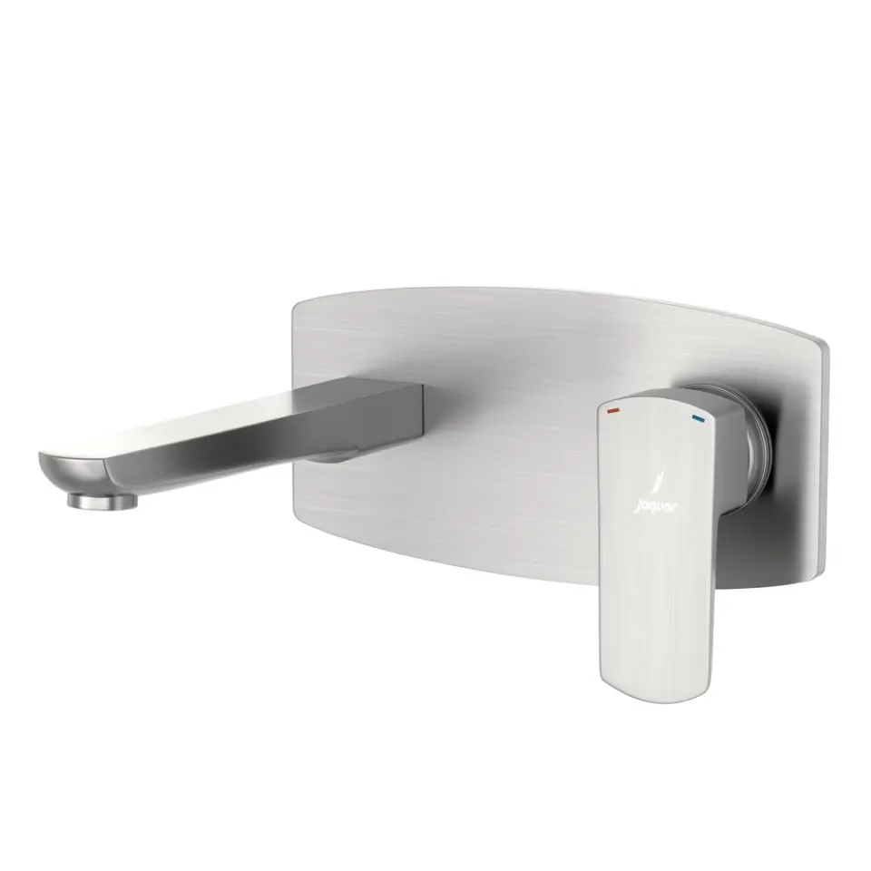 Jaquar Basin Mixer Exposed Parts Kit, Wall Mounted, with Spout Kubix Prime series KUP-SSF-35233NKPM Stainless Steel - image 1