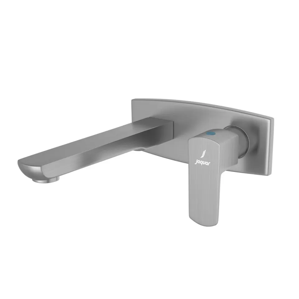 Jaquar Wall Mounted Concealed Basin Tap Exposed Parts Kit with Spout Kubix Prime series KUP-SSF-35441KPM Stainless Steel - image 1