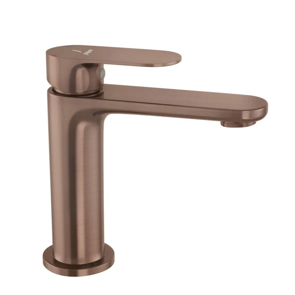 Jaquar Basin Mixer without Popup Waste, with 450mm Braided Hoses Opal Prime series OPP-ACR-15011BPM Antique Copper - image 1