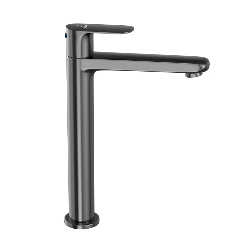 Jaquar Tall Boy Basin Pillar Tap with 200mm Extension Body Opal Prime series OPP-BCH-15021PM Black Chrome - image 1