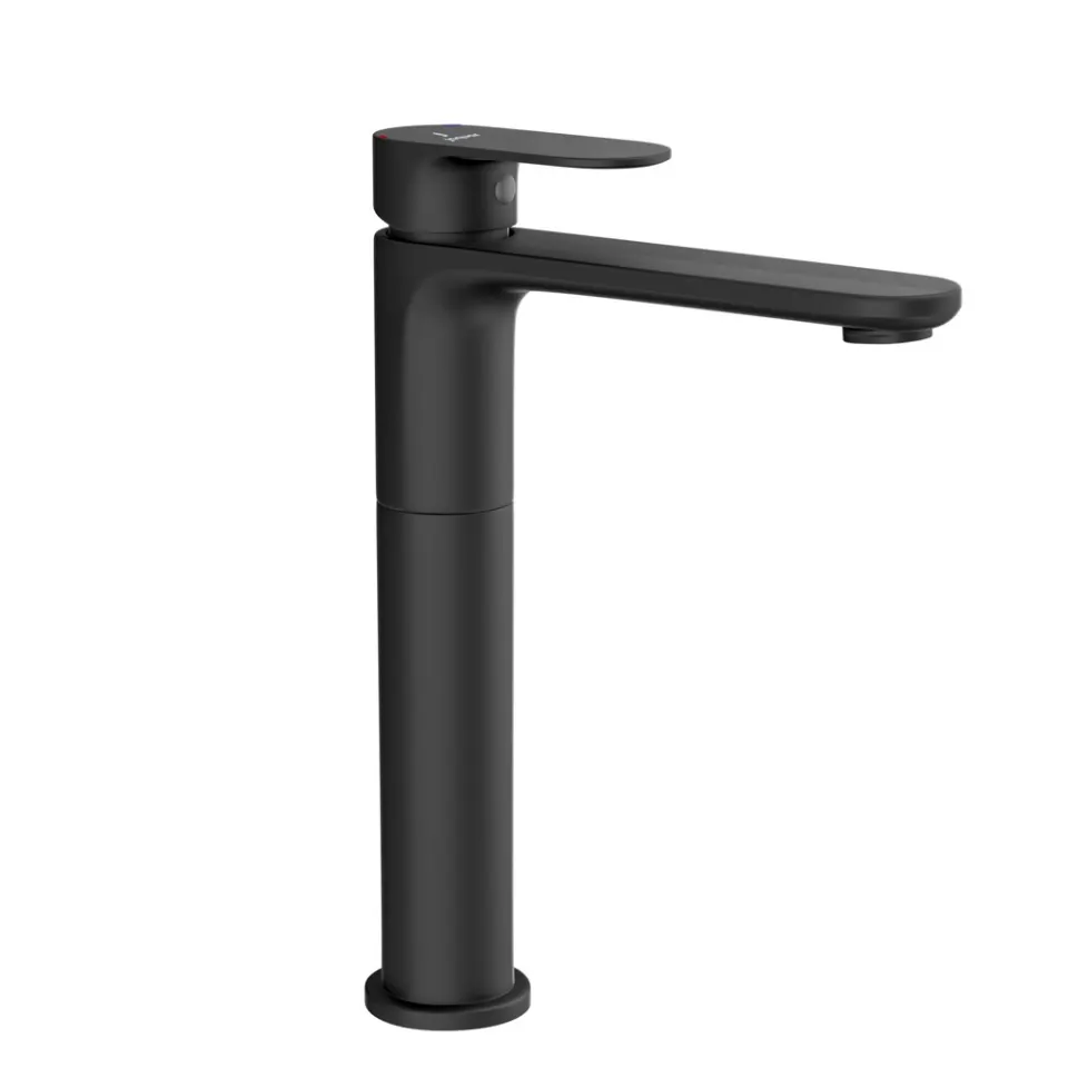 Jaquar Tall Boy Basin Mixer 150mm Extension Body, 600mm Braided Hoses Opal Prime series OPP-BLM-15005BPM Black Matt - image 1