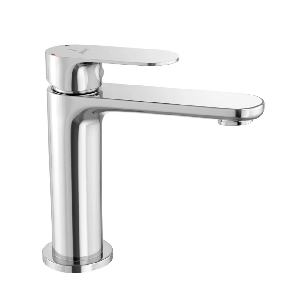 Jaquar Basin Mixer without Popup Waste, with 450mm Braided Hoses Opal Prime series OPP-CHR-15011BPM Chrome - image 1