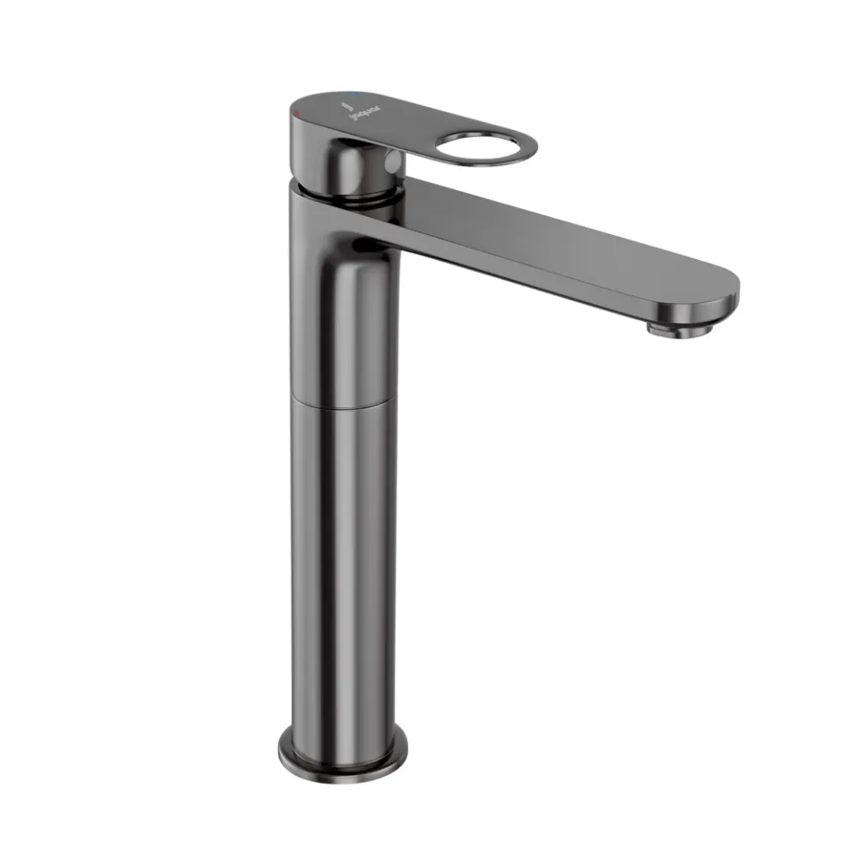 Jaquar Tall Boy Basin Mixer 150mm Extension Body, 600mm Braided Hoses Ornamix Prime series ORP-BCH-10005BPM Black Chrome - image 1