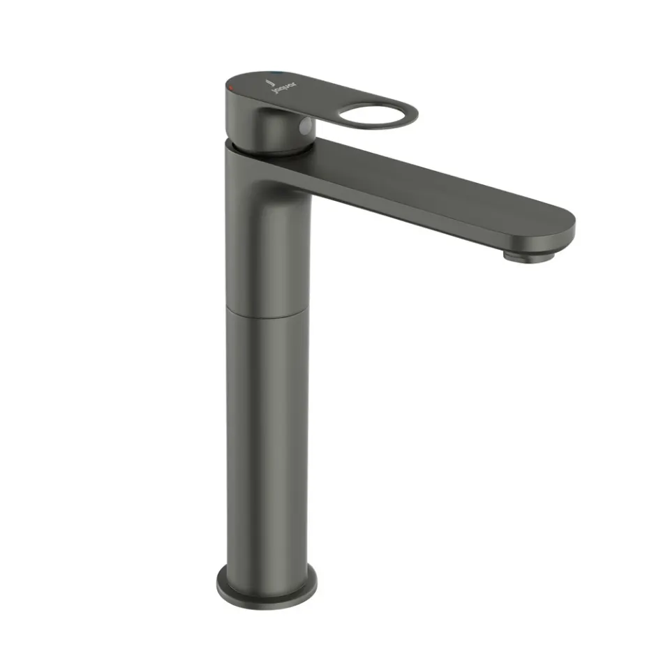 Jaquar Tall Boy Basin Mixer 150mm Extension Body, 600mm Braided Hoses Ornamix Prime series ORP-GRF-10005BPM Graphite - image 1