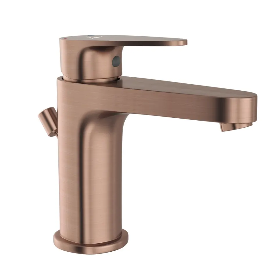 Jaquar Basin Mixer with Popup Waste and 450mm Braided Hoses Vignette Prime series VGP-ACR-81051B Antique Copper - image 1