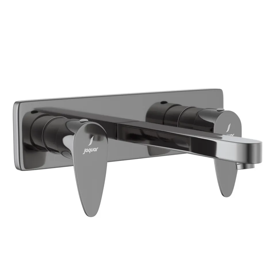 Jaquar Two Concealed Valve Basin Mixer for Wall Mounting Vignette Prime series VGP-BCH-81433 Black Chrome - image 1