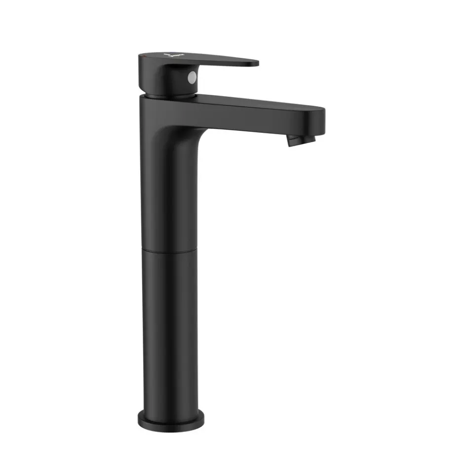 Jaquar Tall Boy Basin Mixer 180mm Extension Body, 600mm Braided Hoses Vignette Prime series VGP-BLM-81005NB Black Matt - image 1