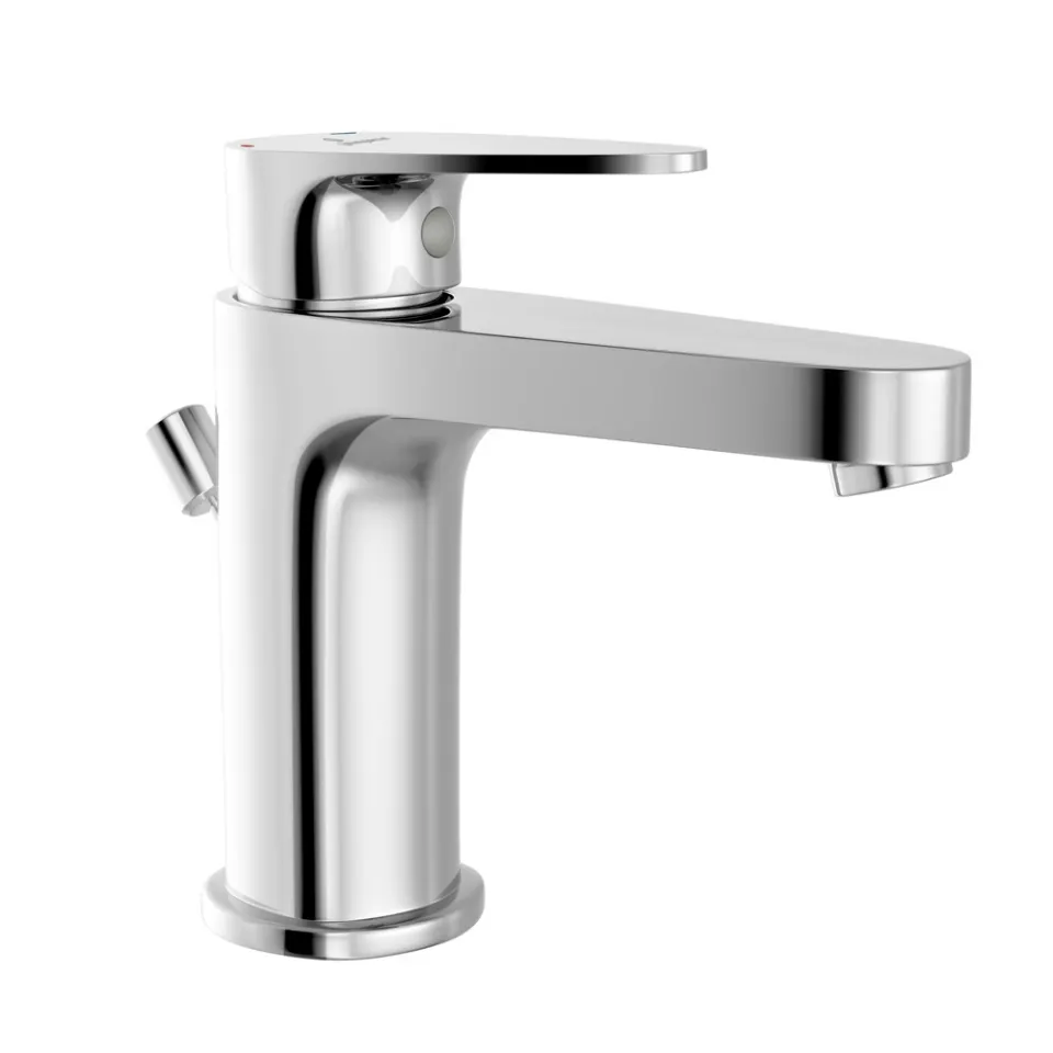 Jaquar Basin Mixer with Popup Waste and 450mm Braided Hoses Vignette Prime series VGP-CHR-81051B Chrome - image 1