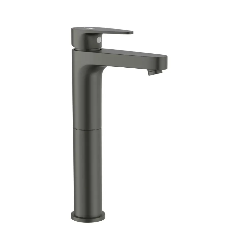 Jaquar Tall Boy Deck Mounted Basin Mixer 180mm Extension Body Vignette Prime series VGP-GRF-81005NB Graphite - image 1