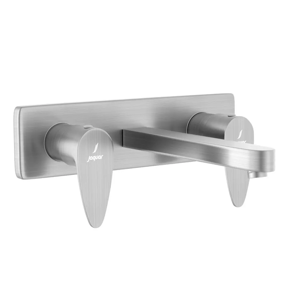 Jaquar Wall Mounting Basin Mixer with Two Concealed Valves Vignette Prime series VGP-SSF-81433 Stainless Steel - image 1