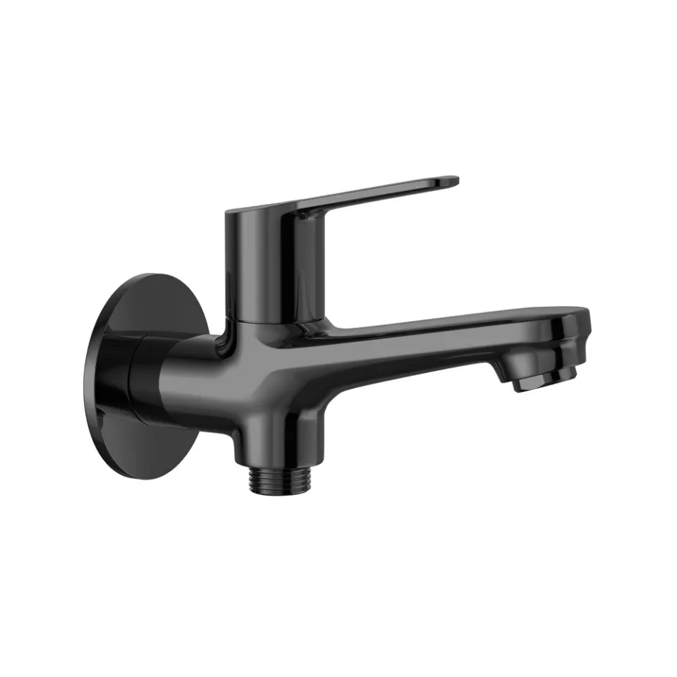Jaquar 2 Way Bib Cock Vertis series VER-BCH-97041 Black Chrome - image 1
