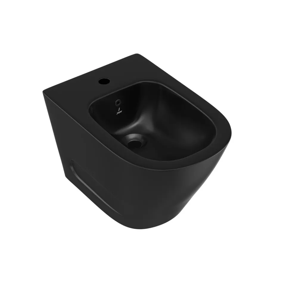 Jaquar Opal Prime Blind Installation Wall Hung Bidet, 370 x 510 x 360 mm OPS-BLM-15153PM Black Matt - image 1