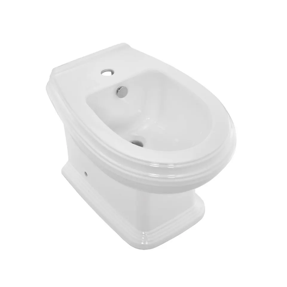 Jaquar Queens Prime Floor Mounted Bidet, 410 x 570 x 420 mm QPS-WHT-7151PM White - image 1