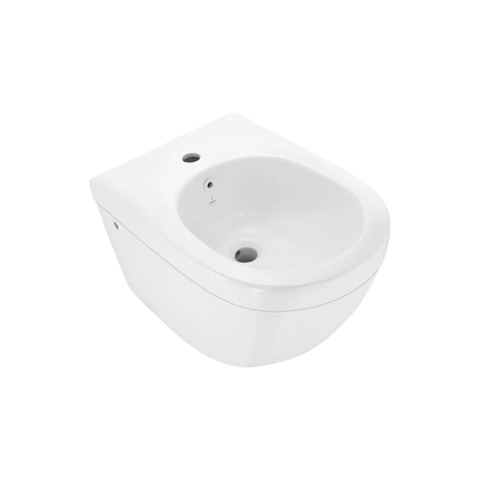 Jaquar Solo Wall Hung Bidet, 385 x 525 x 360 mm SLS-WHM-6153N White Matt - image 1