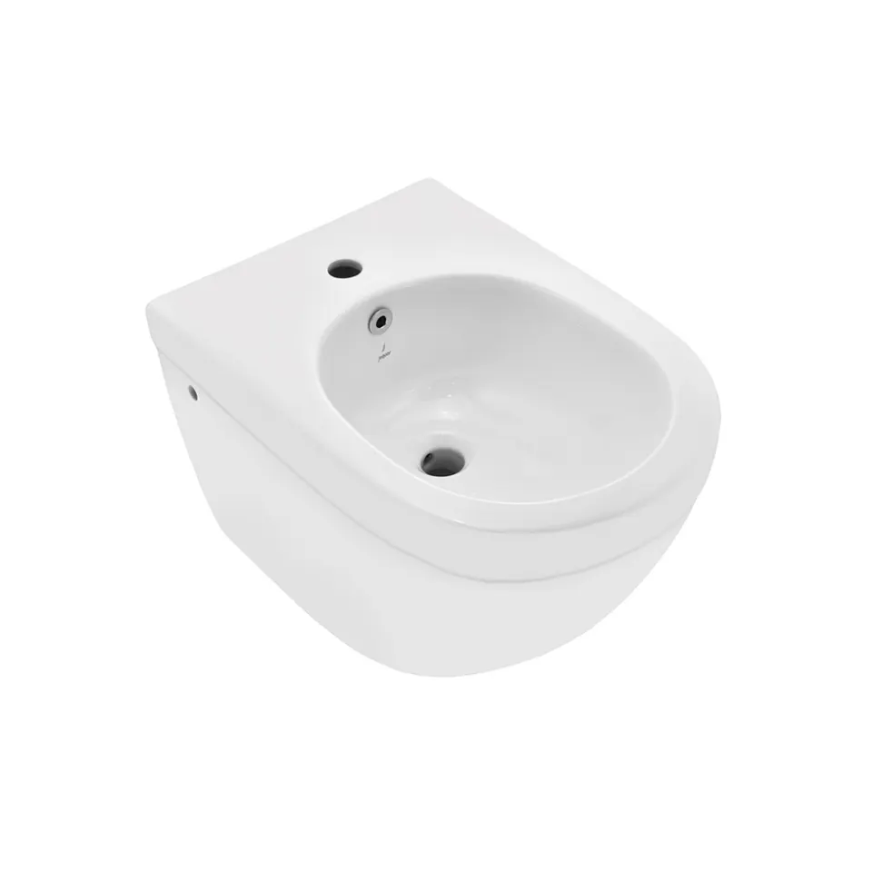 Jaquar Solo Wall Hung Bidet, 385 x 525 x 360 mm SLS-WHT-6153N White - image 1