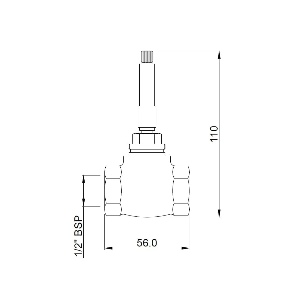 Jaquar Reduced Body of Concealed Stop Cock Allied series ALD-CHR-069 Chrome - image 2