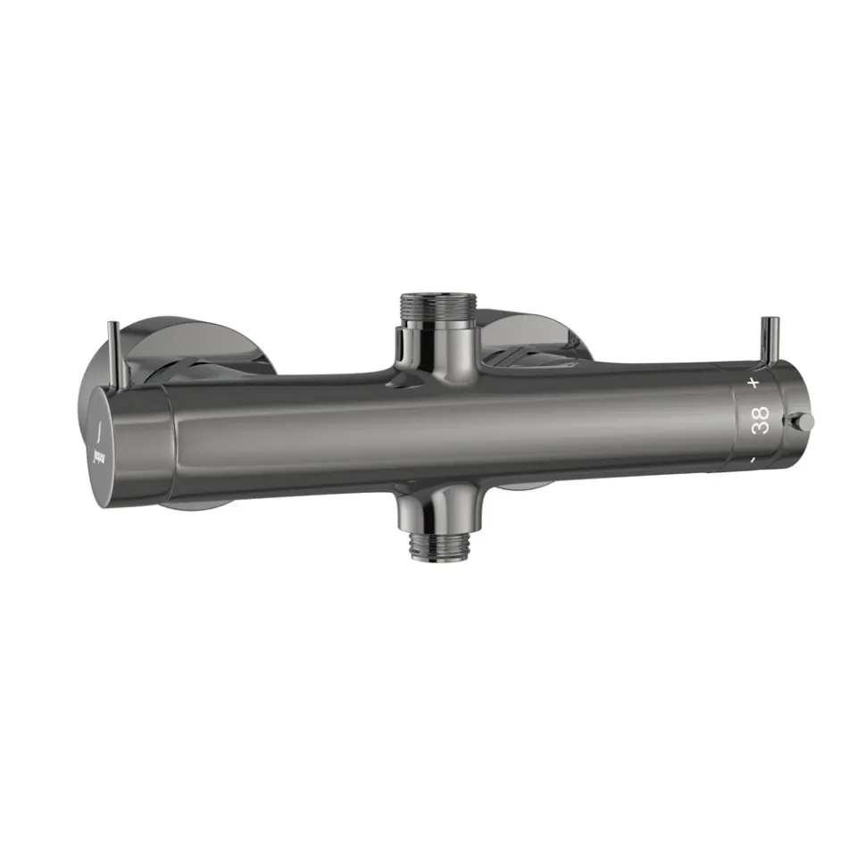 Jaquar Multifunction Thermostatic Shower Mixer Florentine Prime series FLP-BCH-5653PM Black Chrome - image 1