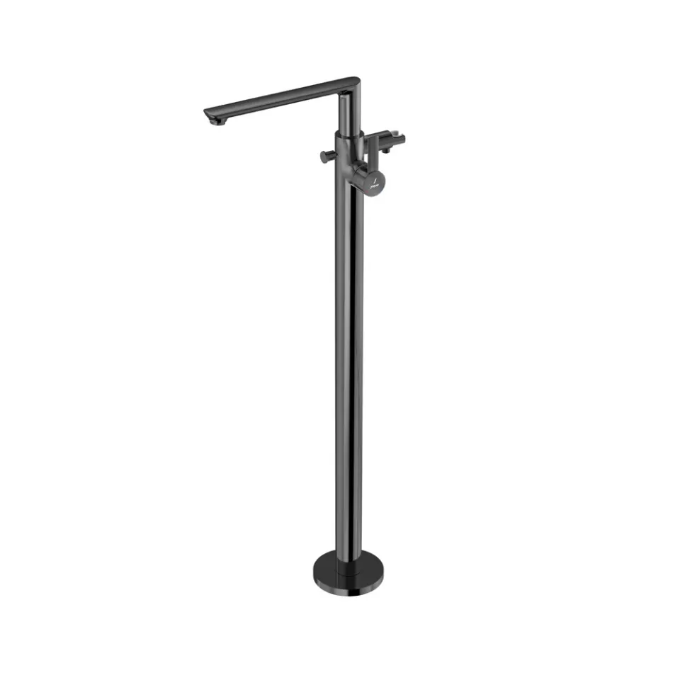 Jaquar Exposed Parts of Floor Mounted Single Lever Bath Mixer Fusion Prime series FUP-BCH-29121KPM Black Chrome - image 1