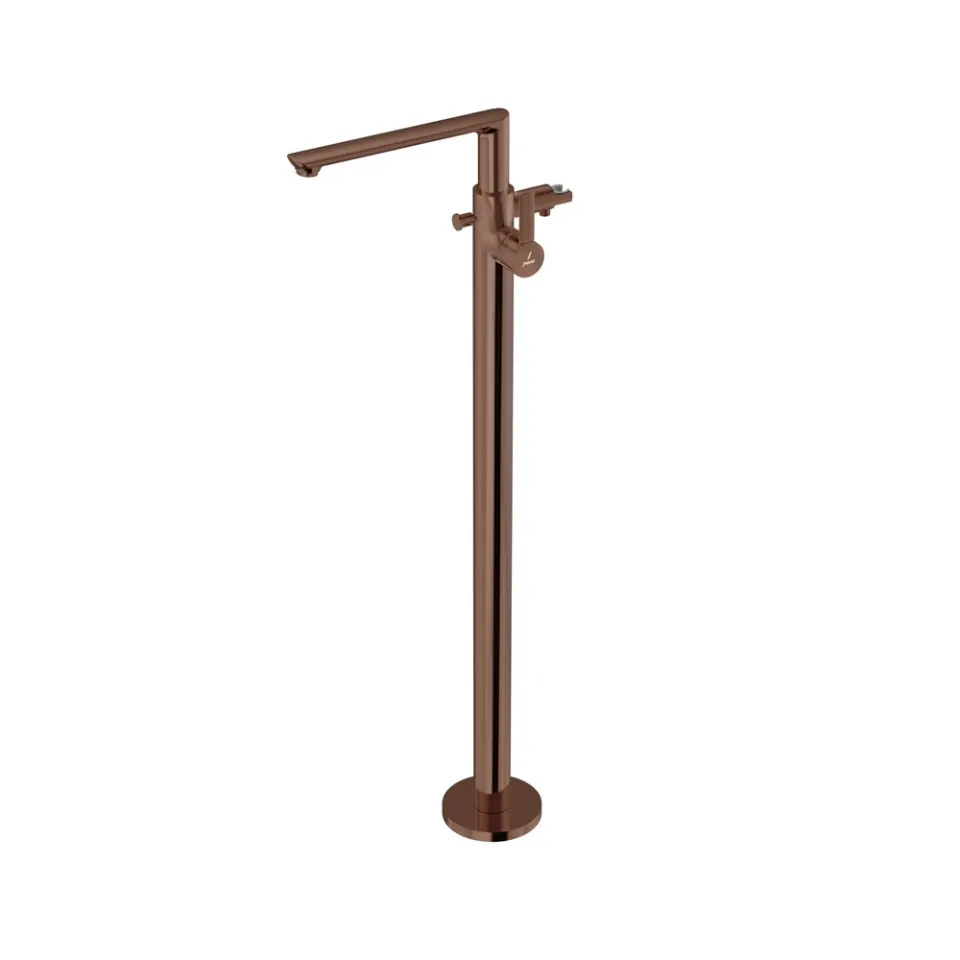 Jaquar Exposed Parts of Floor Mounted Single Lever Bath Mixer Fusion Prime series FUP-BGP-29121KPM Blush Gold Bright PVD - image 1