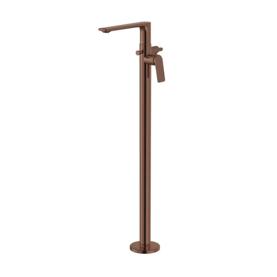 Jaquar Exposed Parts of Floor Mounted Single Lever Bath Mixer Laguna series LAG-BGP-91121K Blush Gold Bright PVD - image 1