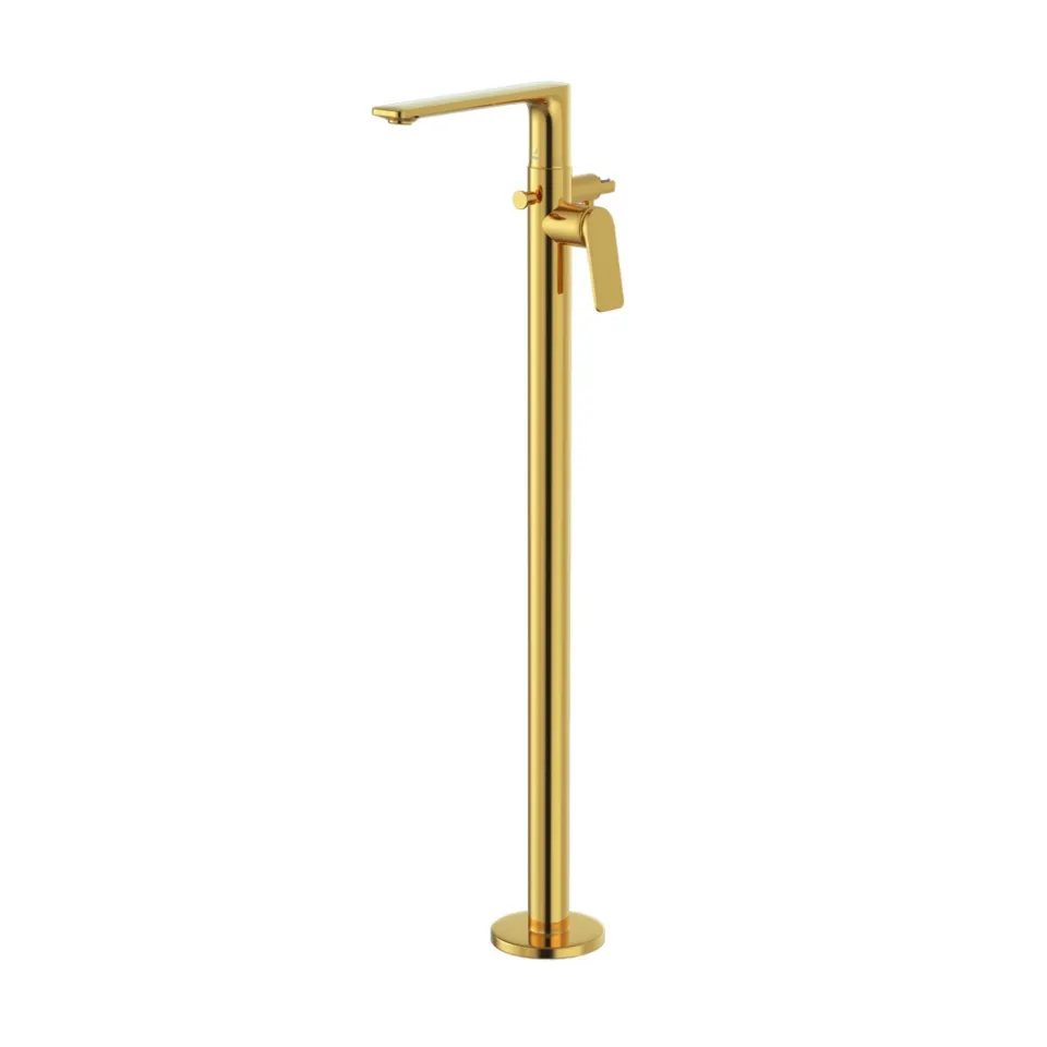 Jaquar Exposed Parts of Floor Mounted Single Lever Bath Mixer Laguna Faucets series LAG-GBP-91121K Gold Bright PVD - image 1