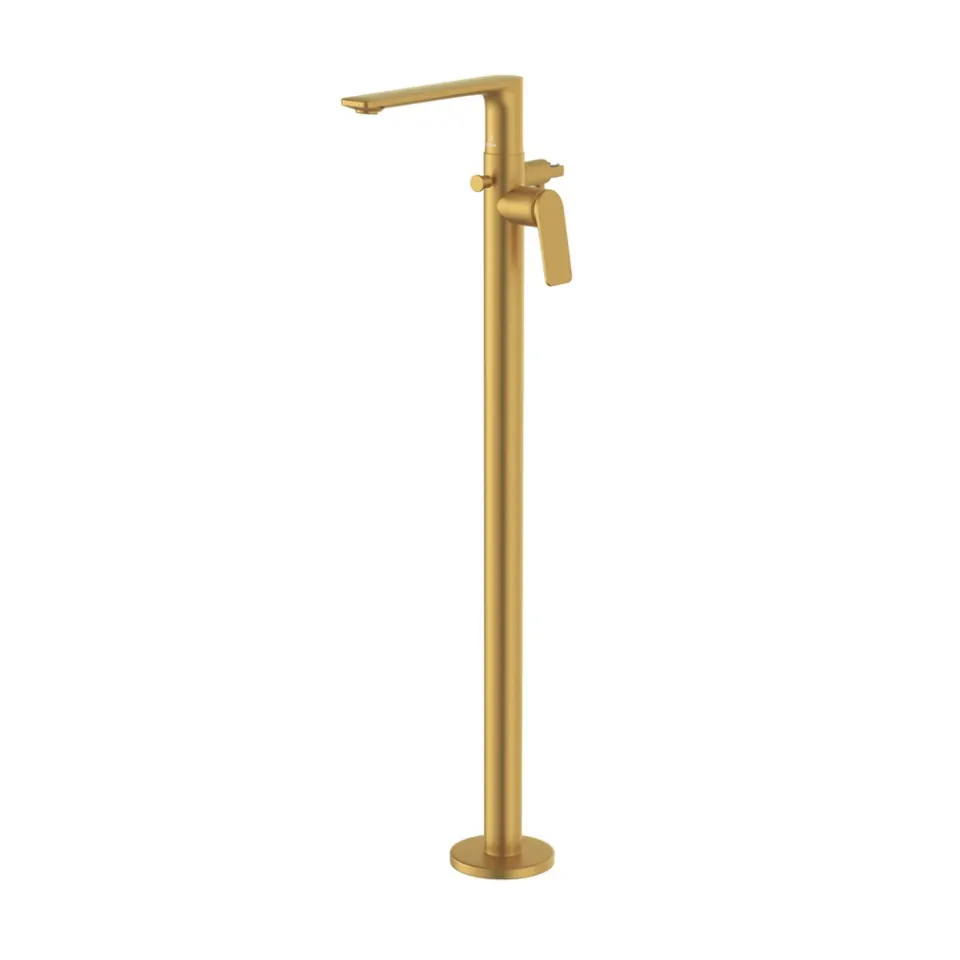 Jaquar Exposed Parts of Floor Mounted Single Lever Bath Mixer Laguna Faucets series LAG-GMP-91121K Gold Matt PVD - image 1