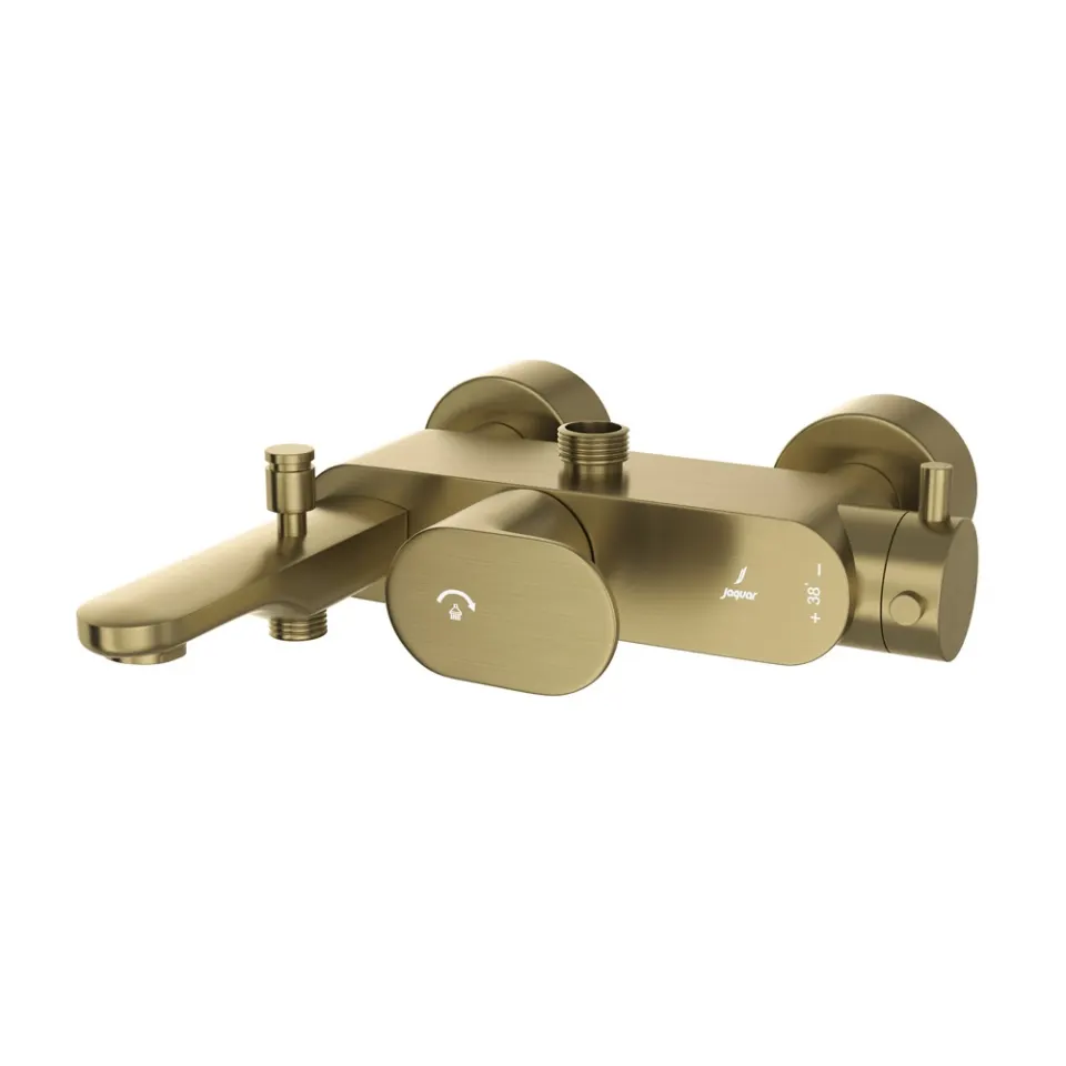 Jaquar Exposed Thermostatic Bath & Shower Mixer 3-in-1 System Thermostatic Mixers series OPP-ABR-15663PM Antique Bronze - image 1