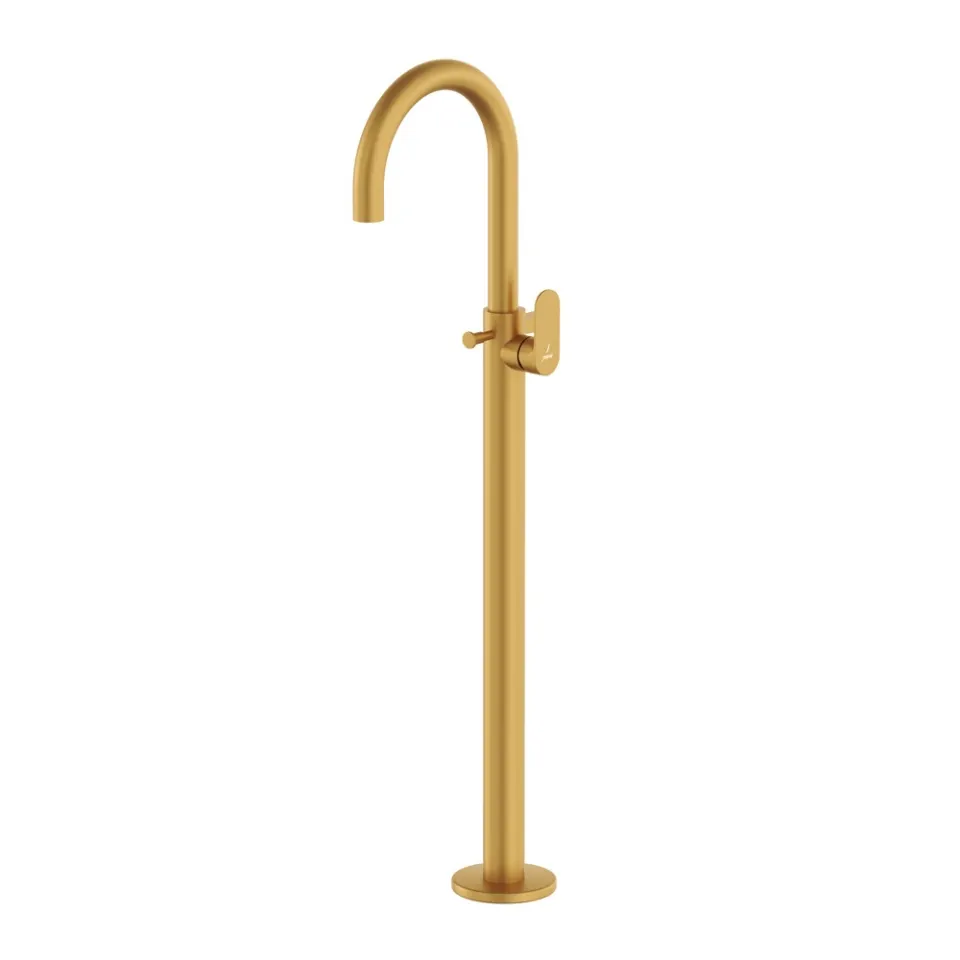 Jaquar Exposed Parts of Floor Mounted Single Lever Bath Mixer Opal Prime series OPP-GMP-15121KPM Gold Matt PVD - image 1
