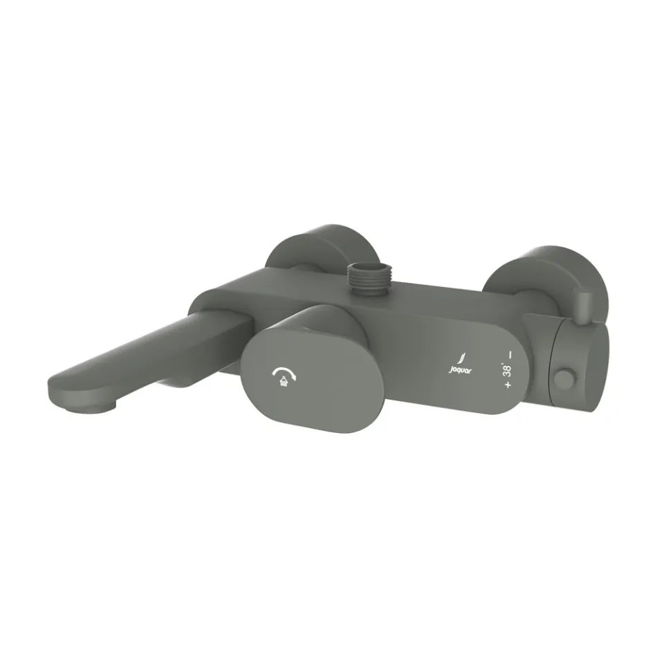 Jaquar Exposed Thermostatic Bath & Shower Mixer Thermostatic Mixers series OPP-GRF-15615PM Graphite - image 1
