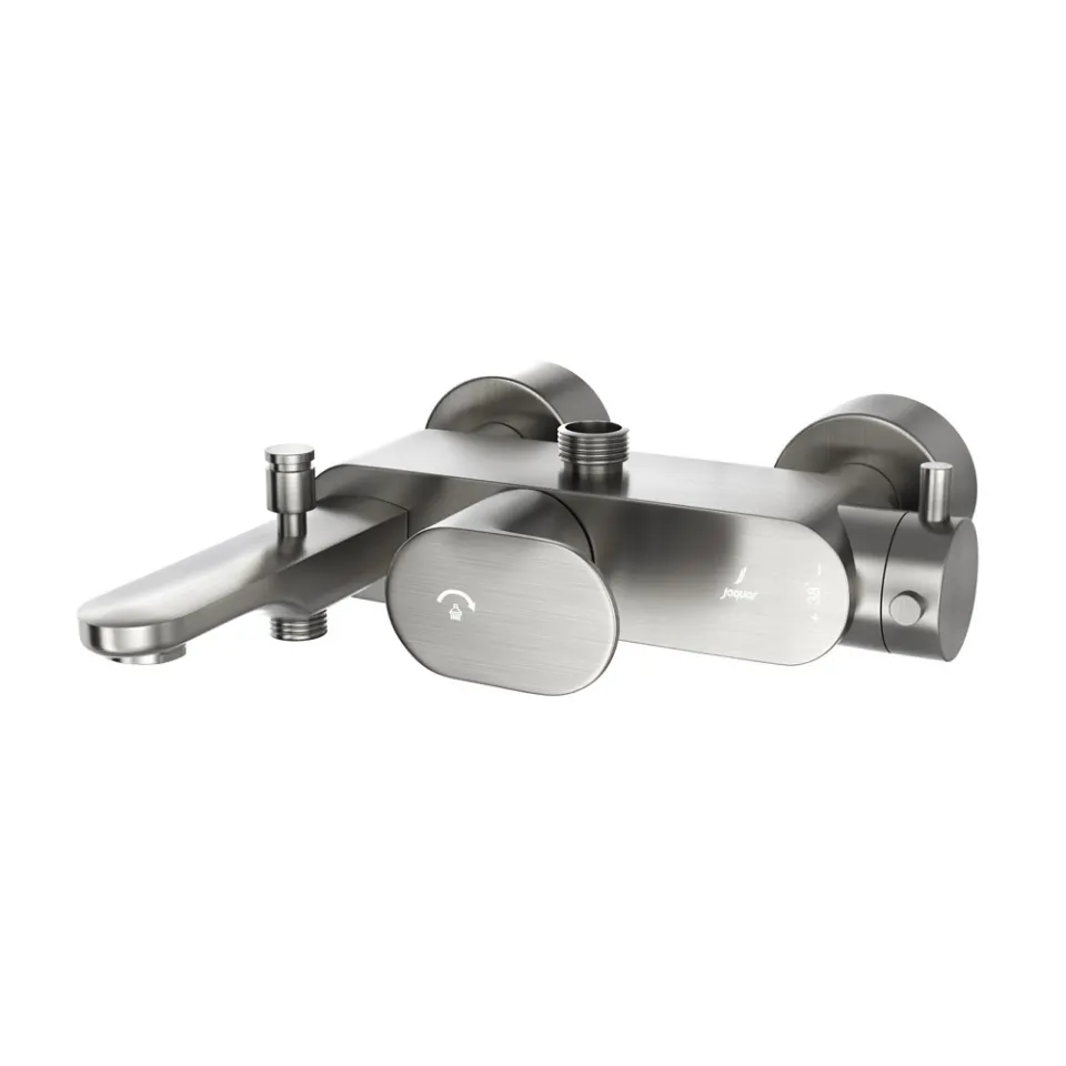 Jaquar Exposed Thermostatic Bath & Shower Mixer 3-in-1 System Thermostatic Mixers series OPP-SSF-15663PM Stainless Steel - image 1