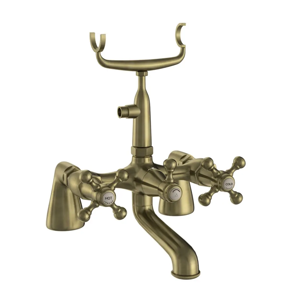 Jaquar Bath Tub Mixer (Exposed Straight Legs) Queen’s series QQT-ABR-7271 Antique Bronze - image 1