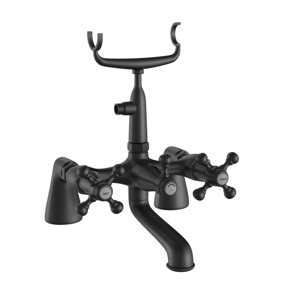 Jaquar Bath Tub Mixer (Exposed Straight Legs) Queen’s series QQT-BLM-7271 Black Matt - image 1