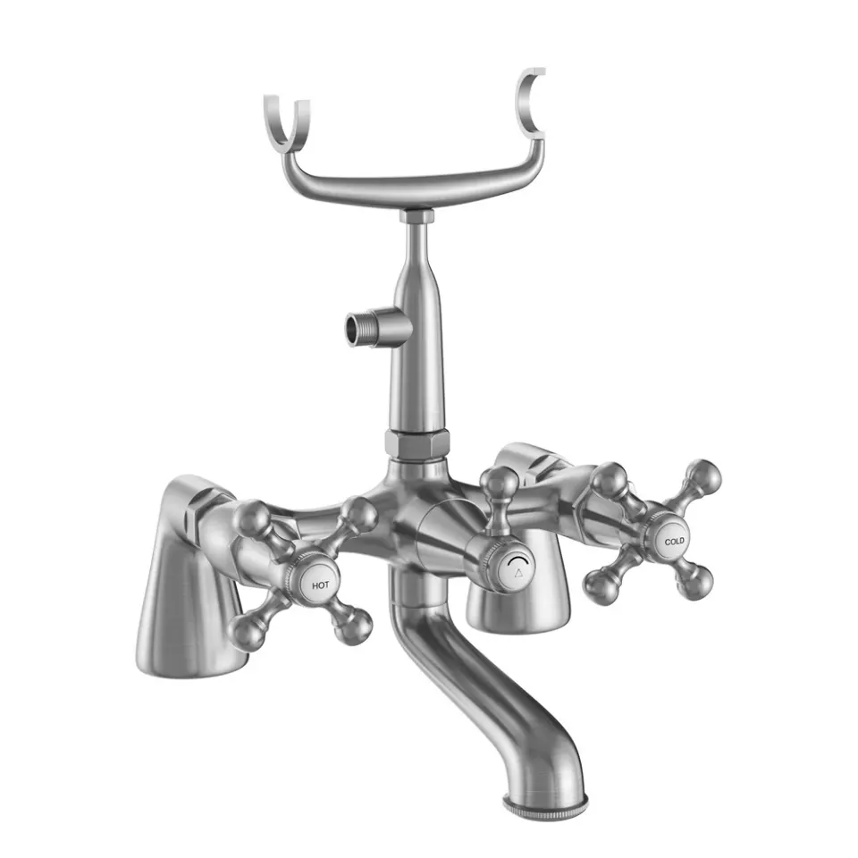 Jaquar Bath Tub Mixer (Exposed Straight Legs) Queen’s series QQT-SSF-7271 Stainless Steel - image 1