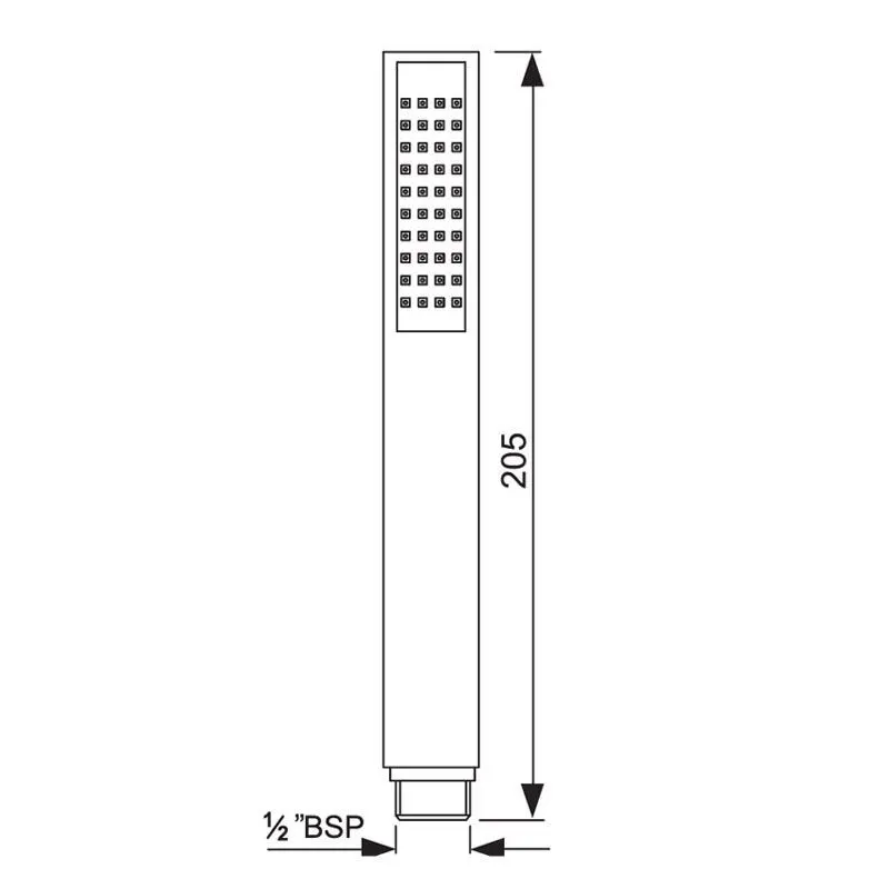 Jaquar Hand Shower Hand Shower Single Flow series HSH-CHR-35537 Chrome - image 2