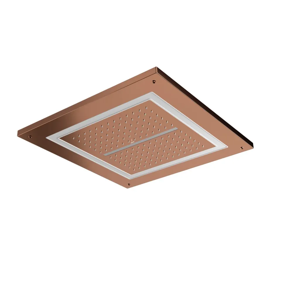 Jaquar Duoflo Shower Square Shape Duoflo Shower series OHS-BGP-1687 Blush Gold Bright PVD - image 1