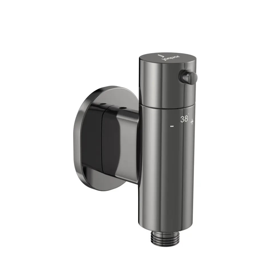 Jaquar Exposed Part Kit of Concealed Thermostatic Valve Allied series ALD-BCH-649K Black Chrome - image 1