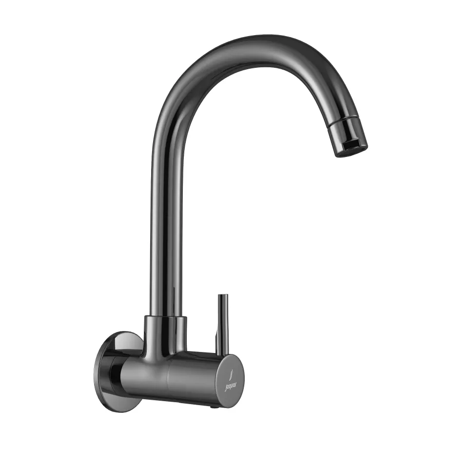 Jaquar Sink Tap, Wall Mounted, Regular Swinging Spout Florentine Prime series FLP-BCH-5347PM Black Chrome - image 1