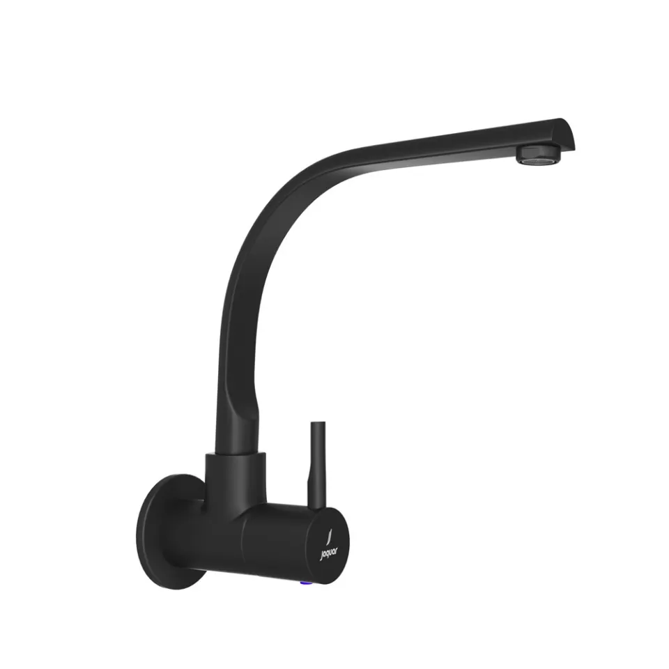 Jaquar Sink Tap, Wall Mounted, Extended Swinging Spout Florentine Prime series FLP-BLM-5347PMD Black Matt - image 1