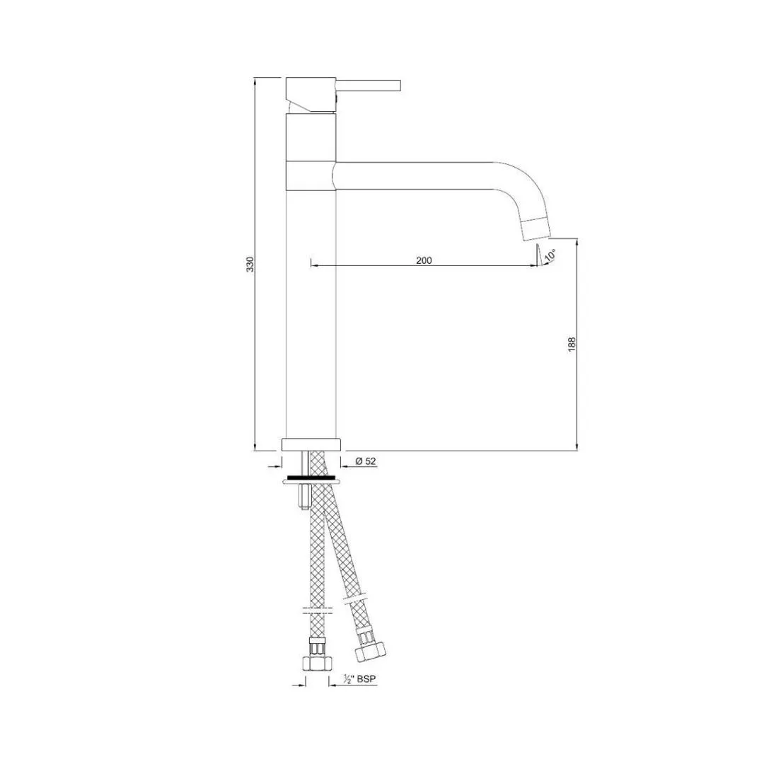 Jaquar table mounted regular kitchen sink mixer Florentine FLR-5009B with swinging spout in chrome finish FLR-CHR-5009B Standard - image 2