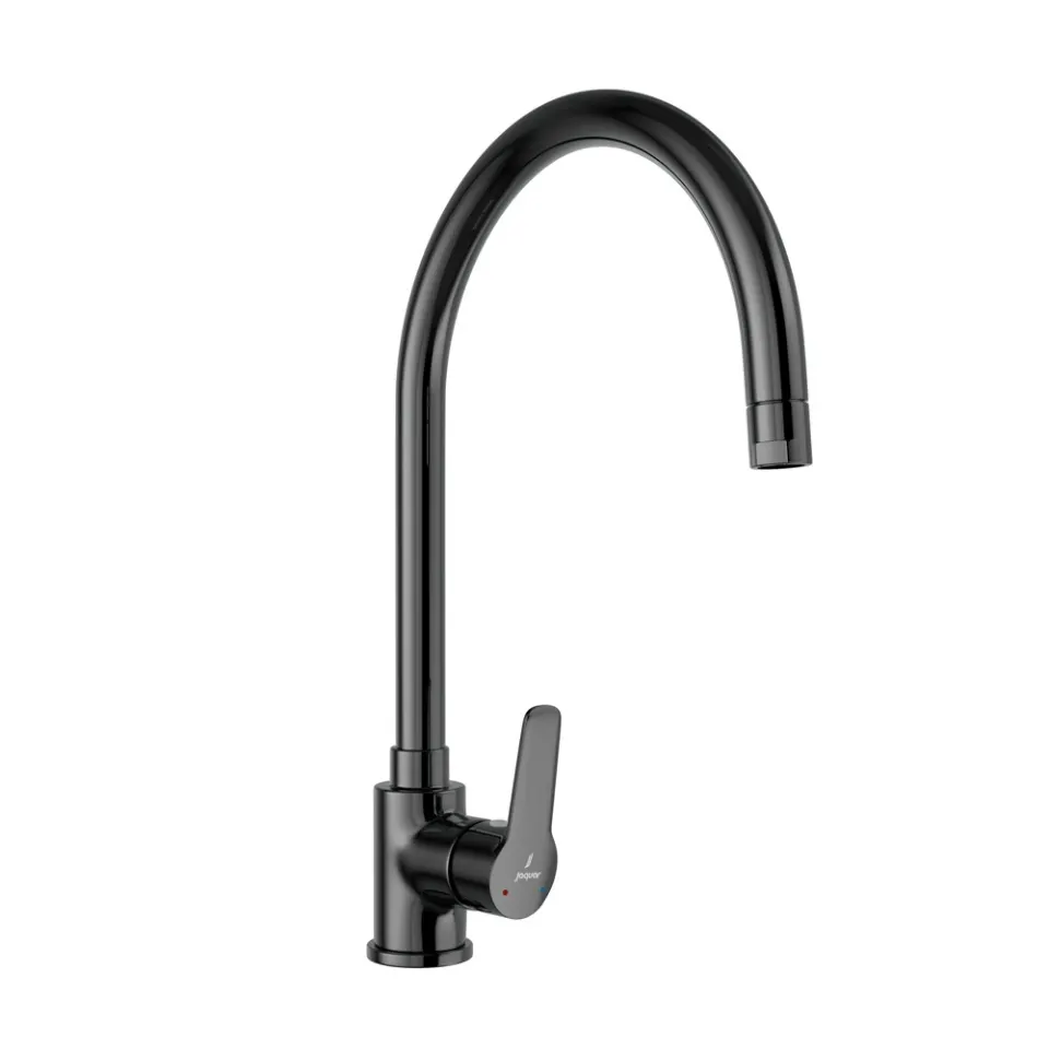 Jaquar Side Single Lever Sink Mixer Vertis series VER-BCH-97179B Black Chrome - image 1