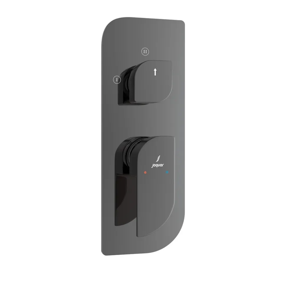 Jaquar Aquamax Single Lever Shower Mixer with 3-way diverter Alive series ALI-BCH-85783NK Black Chrome - image 1