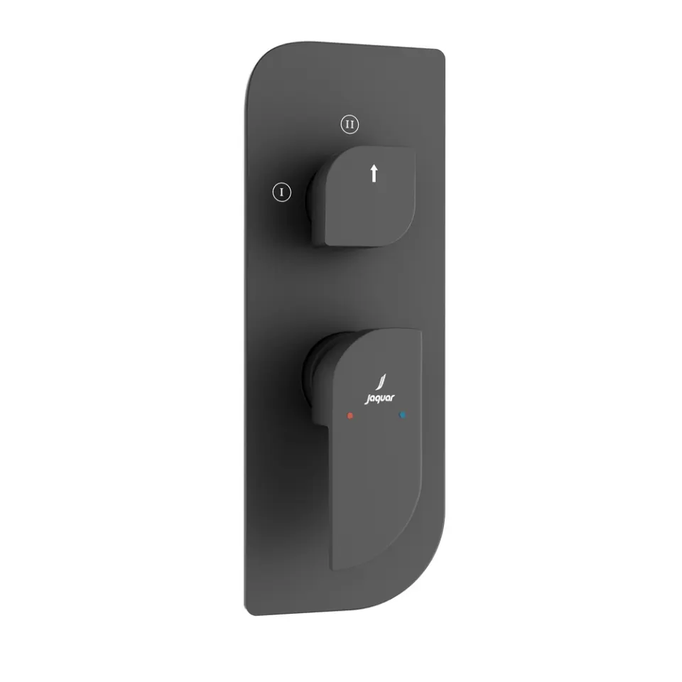 Jaquar Aquamax Single Lever Shower Mixer with 3-way diverter Alive series ALI-BLM-85783NK Black Matt - image 1
